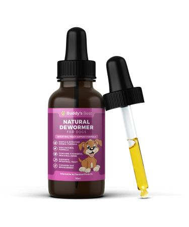 Natural Dewormer for Dogs | 100% Natural | Contains 3 Medicinal Herbs | Supports Intestinal & Gut Health | Gentle & Effective Formula