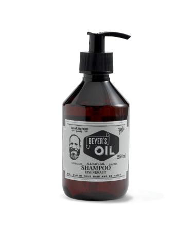 Beyer's Oil Shampoo Verbena 250ml - 100% natural beard care beard shampoo - makes the beard soft and smooth 250 ml (1 pack)