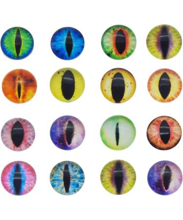 JJG 40PCS 20mm Dragon Eyes Glass Cabochon Set - Jewelry Findings for Pendants & Dolls - Buy Online on SooperMarket.com