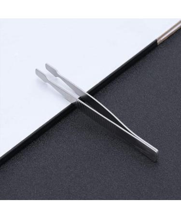 Mipcase Small Tweezers 2 Pcs Set - 11cm Insect Layering Tools - Silver Precision Tweezers for Craft & Detail Work - Buy Online on SooperMarket.com