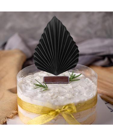 Didiseaon 10pcs Palm Leaf Cake Toppers - Monstera Leaf Cupcake Picks for Hawaii Aloha Jungle Wedding and Birthday Decor - Buy Online on SooperMarket.com