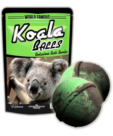 Koala Balls Bath Bombs - Koala Bath Bombs Funny Koala Gifts for Girls Koala Friend Gifts for Women Weird Bath Gifts Stocking Stuffers for Kids Fun White Elephant Ideas Secret Santa Gifts