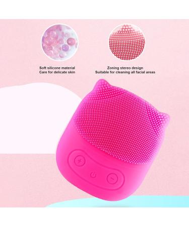 Toseky Face Exfoliator Scrubber | Penguin Shape Vibrating Face Scrub Brush - Rechargeable Wash Brush for Deep Cleaning Skin Waterproof Skin Care Face Brushes Red - Buy Online on SooperMarket.com