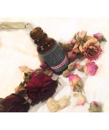 The Ilex Wood - Rose and Frankincense Face Serum - 100% Natural Vegan Moisturising Anti Ageing Wrinkle & Line Reducing Ingredients Cruelty Free Palm Oil Free Plastic Free Handcrafted - 20ml - Buy Online on SooperMarket.com