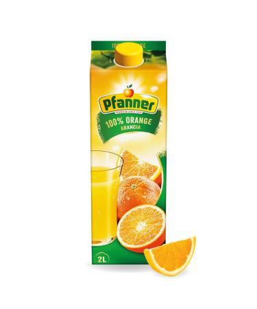 Pfanner Orange Juice 100% 2 l Orange 2 l (1 pack)