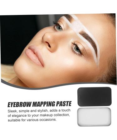 MUSISALY Eyebrow Drawing Eyebrow Makeup Tools Brow Contour Paste Aluminum Box 1 count (Pack of 1) Black - Buy Online on SooperMarket.com