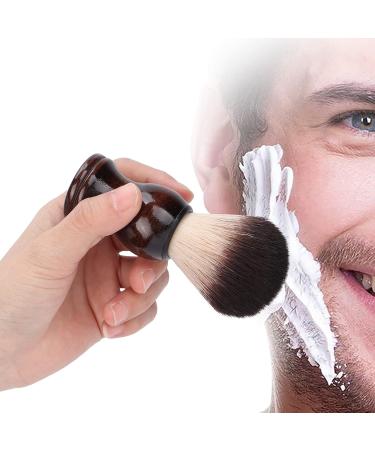 Ankroyu Handmade Razor Brush - Professional Foam Brush for Beard & Hairdressers | Soft Hair Cleansing Brush with Wooden Handle - Buy Online on SooperMarket.com