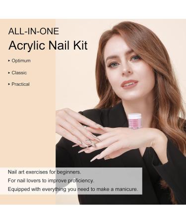 SAVILAND Acrylic Nail Kit with Nail Drill - All-In-One Professional Set for Beginners Gel Polish & UV Light - DIY Home Salon Gift - Buy Online on SooperMarket.com