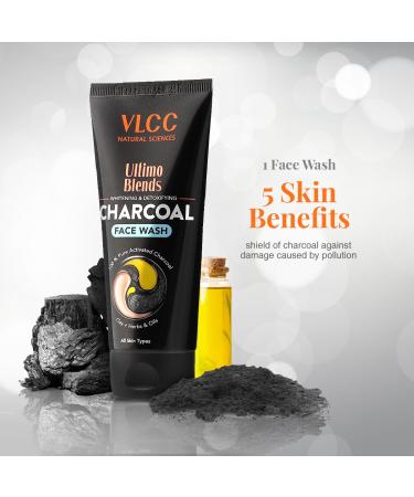 Buy VLCC Ultimo Blends Charcoal Face Wash - 100 ml | Best International Shipping - Buy Online on SooperMarket.com