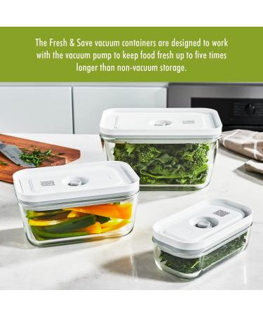 ZWILLING Fresh 3-Pc Glass Food Storage Containers - Meal Prep Assorted Sizes - Buy Online on SooperMarket.com