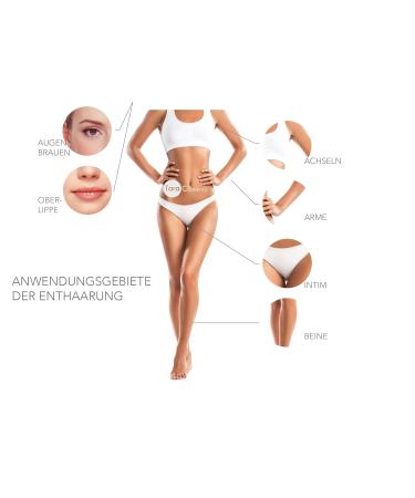 Sunting Wax Roll-On Depilatory Set | Warm Wax Device & 2x100ml Cartridges for Hair Removal | Fleece Strips | Black - Buy Online on SooperMarket.com
