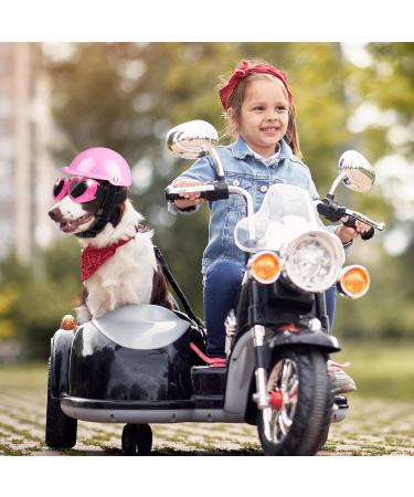 Xuniea 2 Pieces Small Dog Helmet and Goggles Puppy Sunglasses UV Protection PET Helmet with Adjustable Belt Dog Motorcycle Hard Safety Hat for Doggie Windproof Glasses Small Dog Cycling Riding(Pink) - Buy Online on SooperMarket.com
