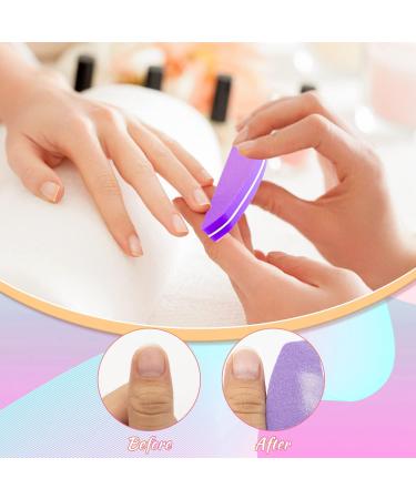 Nail Buffer Blocks 20 PCS - Professional Mini Nail Buffer for Gel & Natural Nails - Nail Polish Buffing Block for Home & Salon Use (Purple) - Buy Online on SooperMarket.com