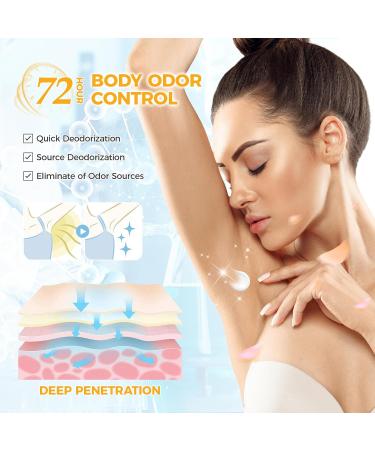 Whole Body Deodorant for Women Luxsea Aluminum Free Deodorant Lotion for Men Armpit Deodorant Cream for 72 Hour Odor Control Clean Tangerine Deodorant Antiperspirant Clear Gel Baking Soda Free - Buy Online on SooperMarket.com