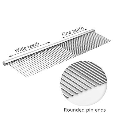 Redreo Stainless Steel Pet Comb for Dogs - Effective Deshedding & Knot Removal Tool for Poodles & All Breeds - Buy Online on SooperMarket.com