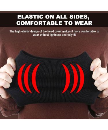 Skhaovs 2 Pack Knitted Sturm Hood Warm Winter Ski Mask Balaclava for Men & Women | Black Full Face Mask for Outdoor Sports - Buy Online on SooperMarket.com