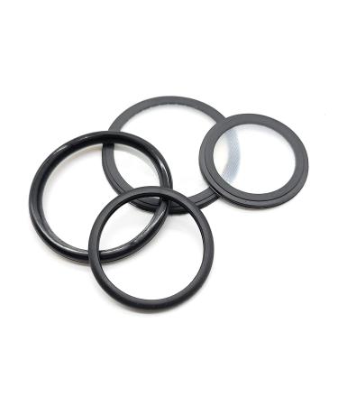 Adult + Pediatric Diaphragm with Rim assemblies. Fits Cardiology III (3) + 2 Extra Ear Pieces. Compatible with Littmann and Other Stethoscopes