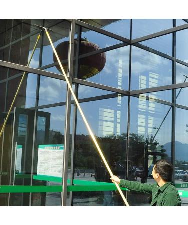 photovoltaic cleaner window cleaning pole Telescopic Window Cleaner with Squeegees Cleaning Kit with Extension Pole Extendable Cleaner Conservatory Roof Cleaning Tools Microfiber Feather 5.9m/19.4ft - Buy Online on SooperMarket.com