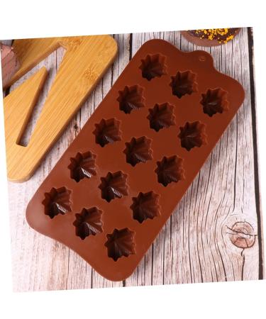 HOMSFOU 6 Pcs Maple Leaf Mold Thanksgiving Fondant Molds Chocolate Thankgiving Cake Mold Fall Candy Ice Jewlery Making Supplies Silicone Baking Mold Fudge Child Chewing Gum Silica Gel - Buy Online on SooperMarket.com