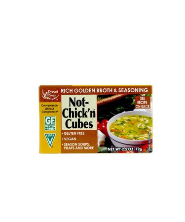 Edward & Sons Bouillon Cubes Not-Chick'n -- 2.5 oz - 2 pc