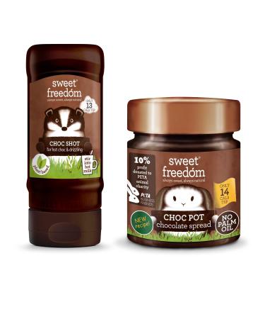 Sweet Freedom Vegan Chocolate Bundle - Choc Shot x6 & Choc Pot x6 Choc Shot X Choc Pot