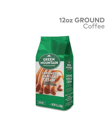 Green Mountain Coffee Roasters Caramel Vanilla Cream Ground Coffee 12 oz - Light Roast - Bagged Flavorful Ground Coffee - 1 Pack - Buy Online on SooperMarket.com