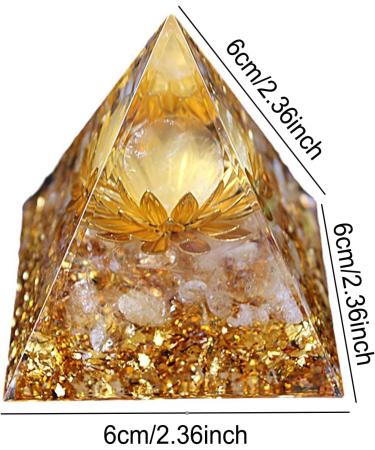 Orgonite Crystal Pyramid Crystals Tiger's Eye Reiki Orgonite Gemstones Protection Crystals Energy Gain Generator for Yoga Meditation Indoor Handmade Decor for Lencyh - Buy Online on SooperMarket.com