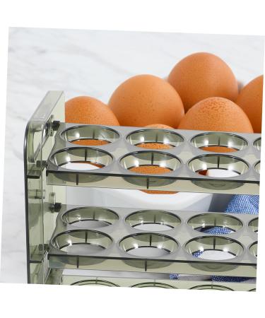 COOLHIYA Egg Cartons Egg Carton Eggs Fridge Door Egg Holder Egg Holder for Fridge Door Egg Stand Storage Box Side Door Green 31.00X17.50X10.50CM - Buy Online on SooperMarket.com