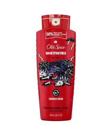 Old Spice Body Wash for Men NightPanther Long Lasting Lather 709 ml Body Wash Night Panther 709 ml (Pack of 1)