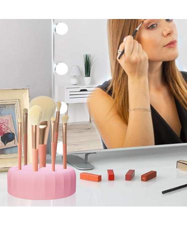 Wontool Makeup Brush Cleaning Mat | Silicone 4 in 1 Cleaning Bowl and Mat Portable Washing Tool Cosmetic Brush Cleaner for Easy Cleaning Pink - Buy Online on SooperMarket.com