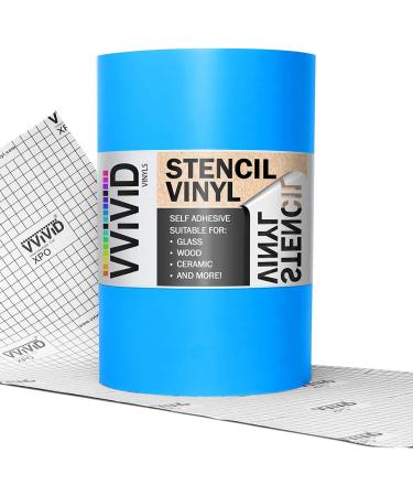 VViViD Blue Stencil Vinyl Masking Film with Anti-Bleed Technology (12 x 6ft)