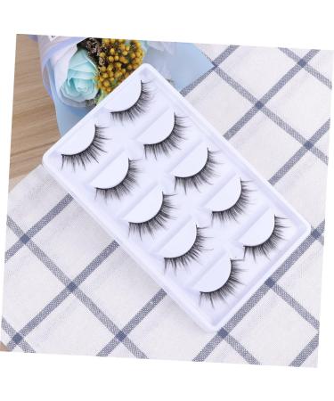 minkissy 80 Pairs Lashes Natural False Lashes Fake Eyelash Dense Eyelash Eyelashes 3d Cross - Buy Online on SooperMarket.com