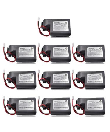 10 Pack 6V MR-BAT6V1SET 2CR17335A WK17 Battery for M80 Driver J4 servo System 1800mAh with White Plug