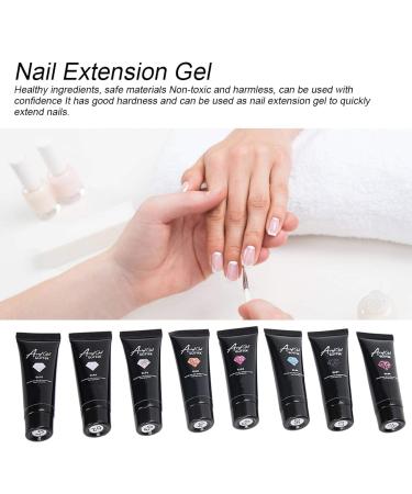 8pcs Nail Extension Gel Set - Premium Fast-Building Sequins Nail Art Gel for Professional Manicure - International Shipping Available - Buy Online on SooperMarket.com