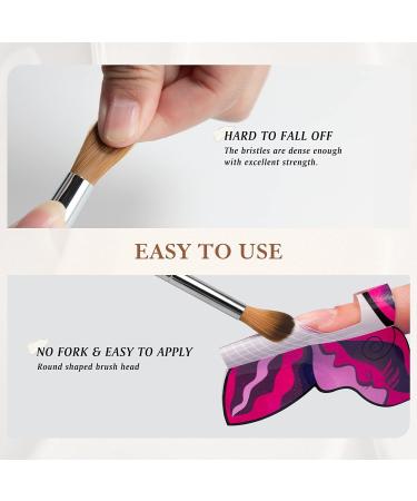 Premium #20 Sable Kolinsky Acrylic Nail Brush - Perfect for Nail Art & Manicure Tools | Zobelhaar Wooden Nail Polish Brush - Buy Online on SooperMarket.com
