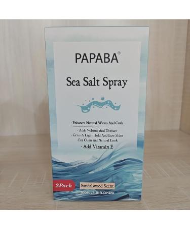 Sea Salt Spray for Men - Texturizing Hair Spray with Quinoa Protein | Instant Volume & Thickness | Sandalwood Scent - Buy Online on SooperMarket.com