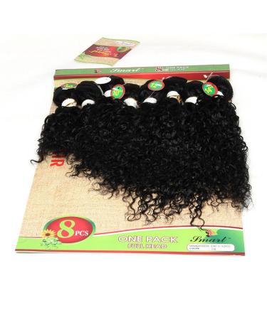Buy 8-14 Inch Eunice Brazilian Kinky Curly Hair Bundles - Premium Black Jerry Curly Human Hair (8 10 12 Inch) for International Shipping - Buy Online on SooperMarket.com
