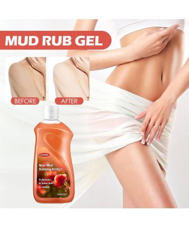 Mud Rub Gel Rose Mud Run Scrub Cream 50ml Body Exfoliator Scrub Mud Rub Gel for Skin Mud Rubbing Artifact Gel Mud Rub Cleansing Gel for Moisturizing and Deep Cleansing Cypreason - Buy Online on SooperMarket.com