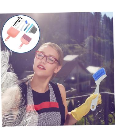 Didiseaon 1 Set 10pcs Window Slot Cleaning Tool Door Track Cleaning Tool Grout Cleaner Brush Window Blind Cleaner Venetian Grout Scrubber Gap Debris Removers Mini Tools Steel Suite Household Random Color 21X14X3.3CM - Buy Online on SooperMarket.com