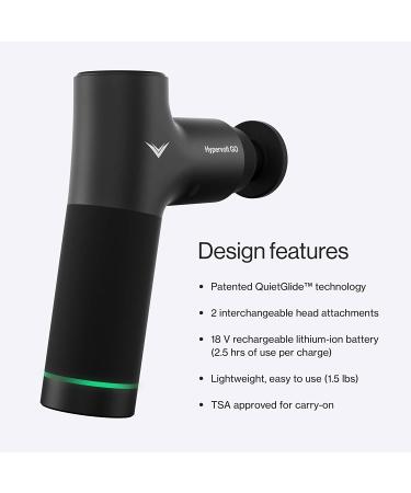 Hyperice Hypervolt GO - Portable Deep Tissue Massage Gun for On-The-Go Pain Relief and Muscle Recovery - Buy Online on SooperMarket.com
