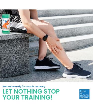 Bleumarine Bretania Cooling Gel for Heavy Legs | Instant Relief & Cold Effect | Essential Oils & Plant Extracts | 200 ml - Ideal for Athletes & Daily Use - Buy Online on SooperMarket.com