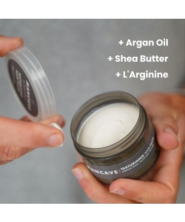 ManCave Texturising Hair Paste 75ml for Men - Natural Texture and Definition with Panthenol, Arginine, Caffeine - Vegan-Friendly Formula - Flexible Hold - Buy Online on SooperMarket.com