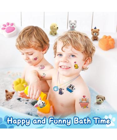 G.C Paw Bath Bombs for Kids with Surprise Puppy Toys - 12Pcs Organic Bubble Bath Fizz Balls & Necklace for Boys and Girls - Non-Inside, Natural Toddler Bath Bombs - Buy Online on SooperMarket.com