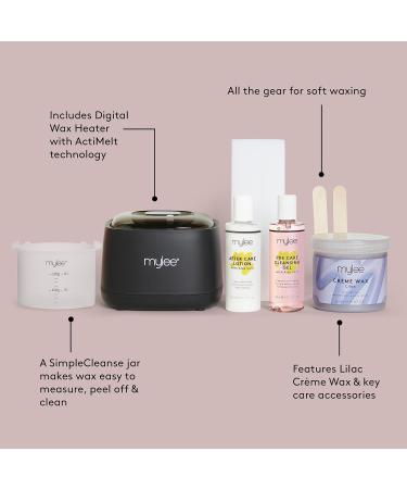 Mylee Creme De La Creme Wax Kit - Professional Home Waxing Set for Smooth Skin - Buy Online on SooperMarket.com