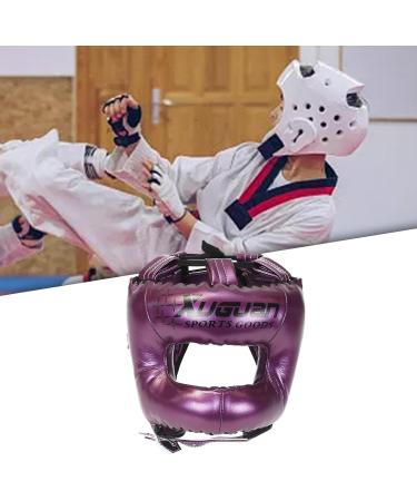 Buy Dickly Boxing Headgear - Waterproof Muay Thai & Kickboxing Head Cover for All Ages - Ultimate Facial Protection for Grapplers - Violet L - Buy Online on SooperMarket.com