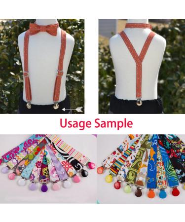 Sutoyuen 42pcs Metal Round Suspender Clips for DIY Pacifier Chains & Jewelry Accessories - Buy Online on SooperMarket.com