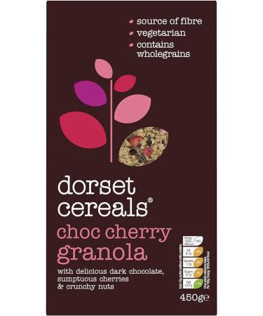 Dorset Cereals Chocolate & Cherry Granola |Cereal | High in Fibre |Vegetarian | 5 PACKS of 450g Chocolate & Cherry 450 g (Pack of 5) - Buy Online on SooperMarket.com