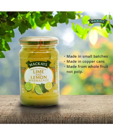 Mackays Lime & Lemon Marmalade 12 Oz - Tangy Citrus Jam for Breakfasts - Buy Online on SooperMarket.com
