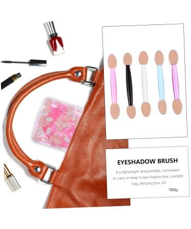 Angoily 5 boxes Brush Non Cosmetic Applicator Double-end Shadow Stick Ended Makeup Disposable Sides - Buy Online on SooperMarket.com