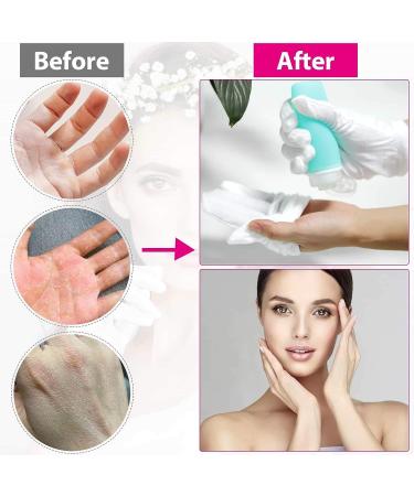 Paxcoo 20 Pairs White Cotton Gloves for Dry Hands, Eczema, Cosmetic Moisturizing - Medium Size - Buy Online on SooperMarket.com